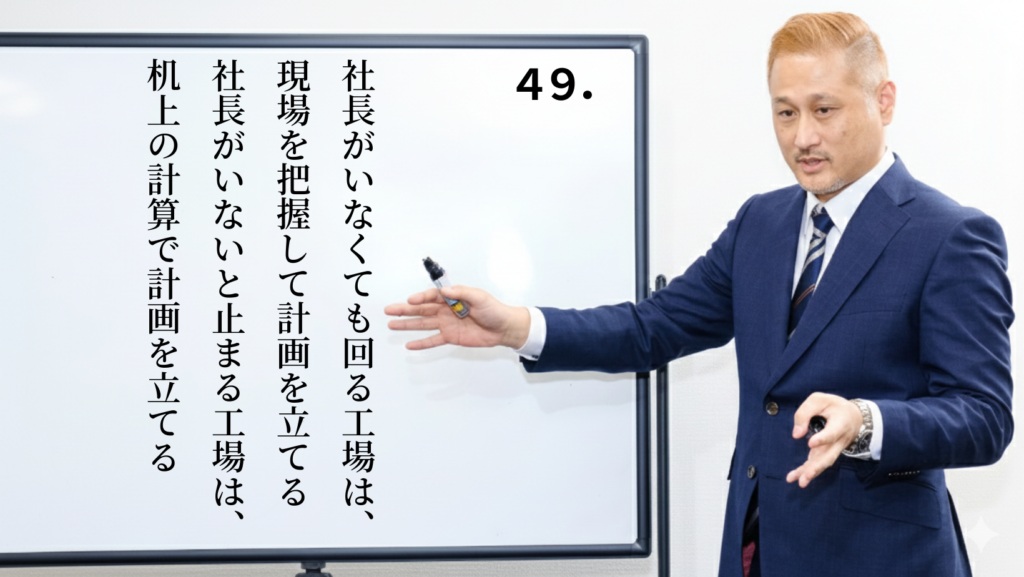 工場自動化経営 自動稼ぎ装置化 ステップ49